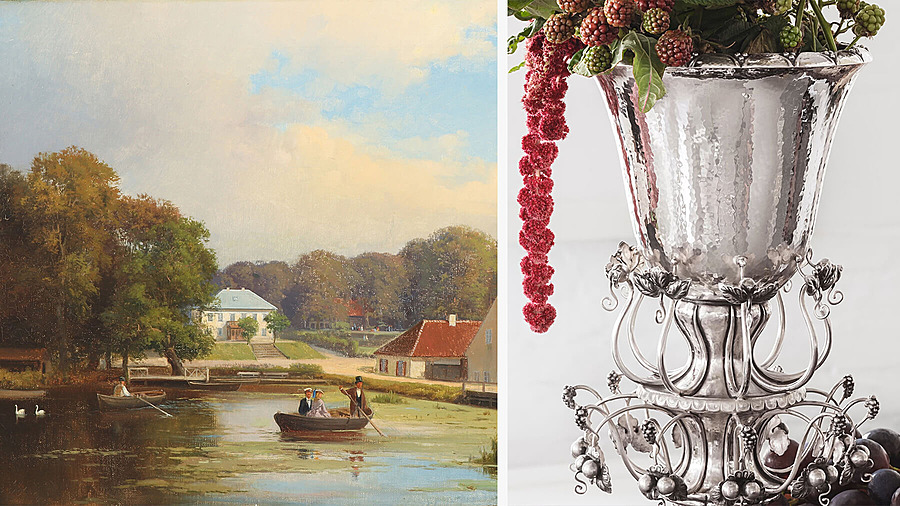 Ваза в стиле ар-нуво — первые работы Георга Йенсена