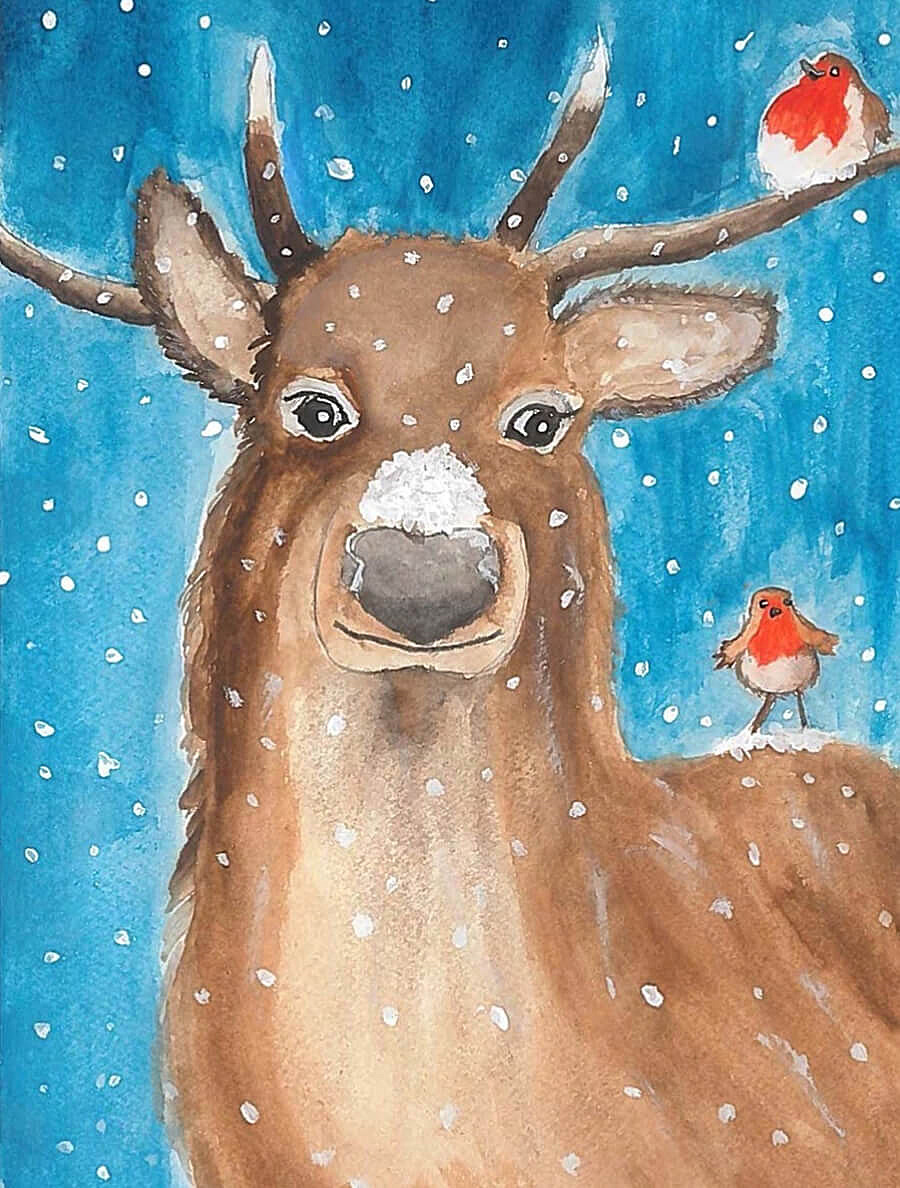 Рождественский рисунок принца Джорджа