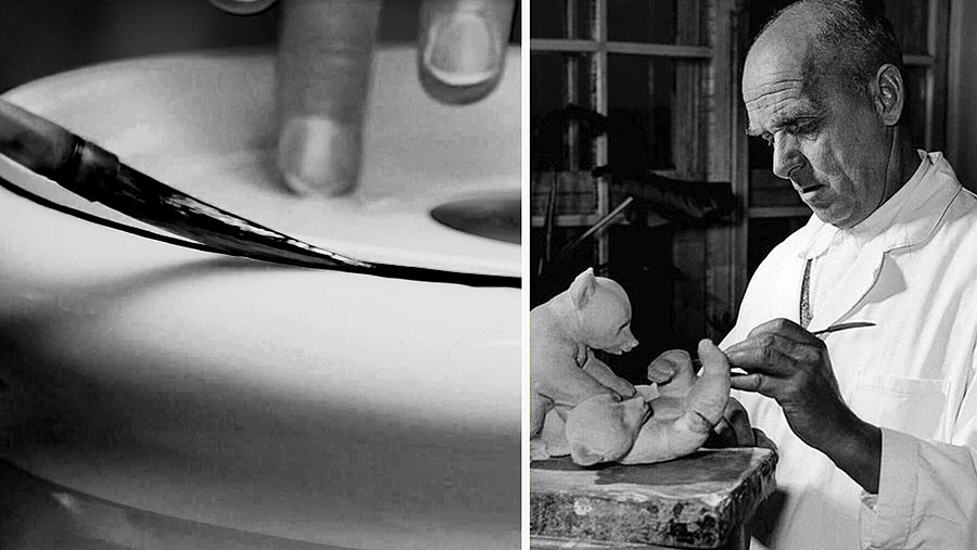 Роспись фарфора в студии Rosenthal