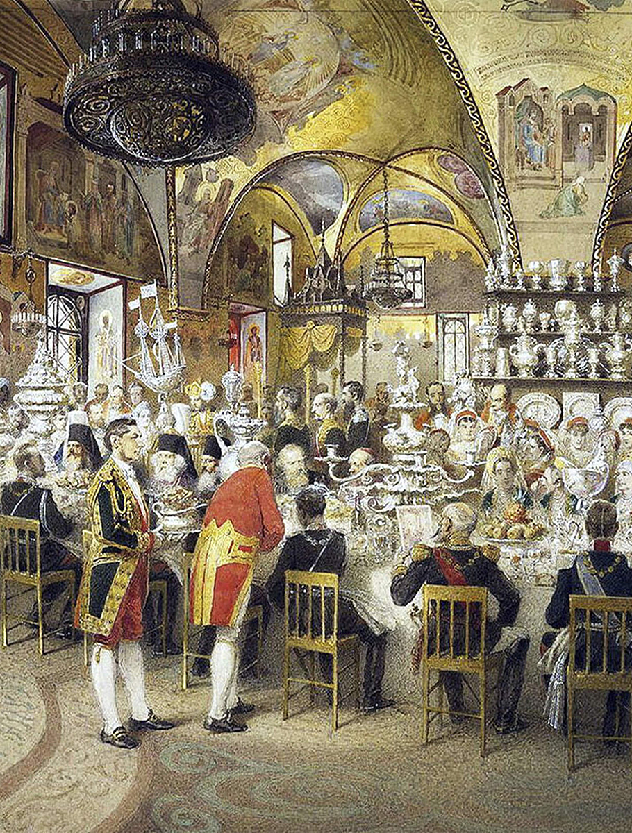 Торжественный обед в Грановитой палате