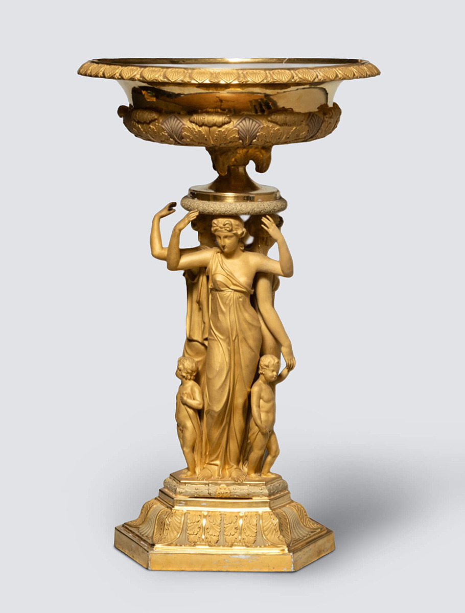 Настольное украшение «Нимфы с купидонами», 19 век