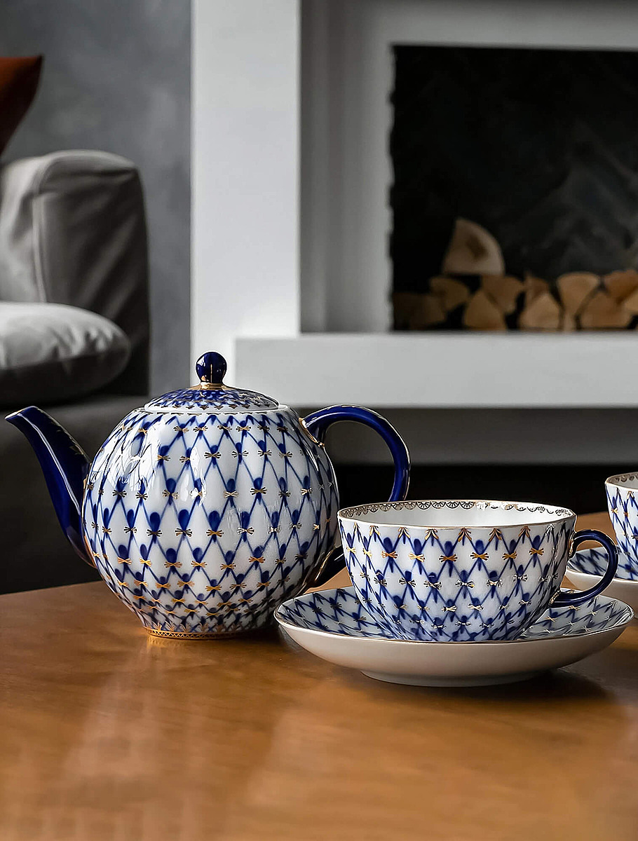 «Кобальтовая сетка» Императорский Фарфоровый Завод