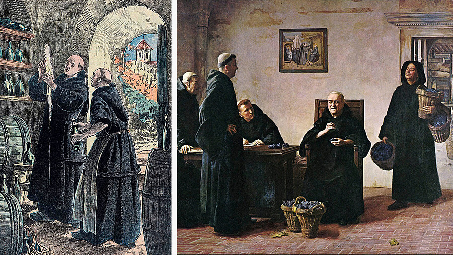 Периньон и первое шампанское; Монахи Шампани