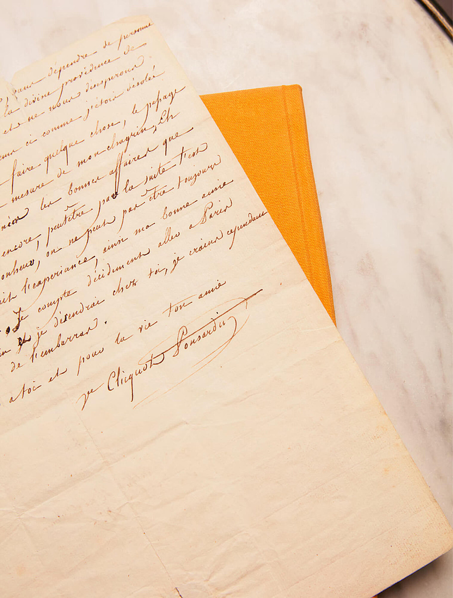 Письмо о поставке шампанского в Санкт-Петербург