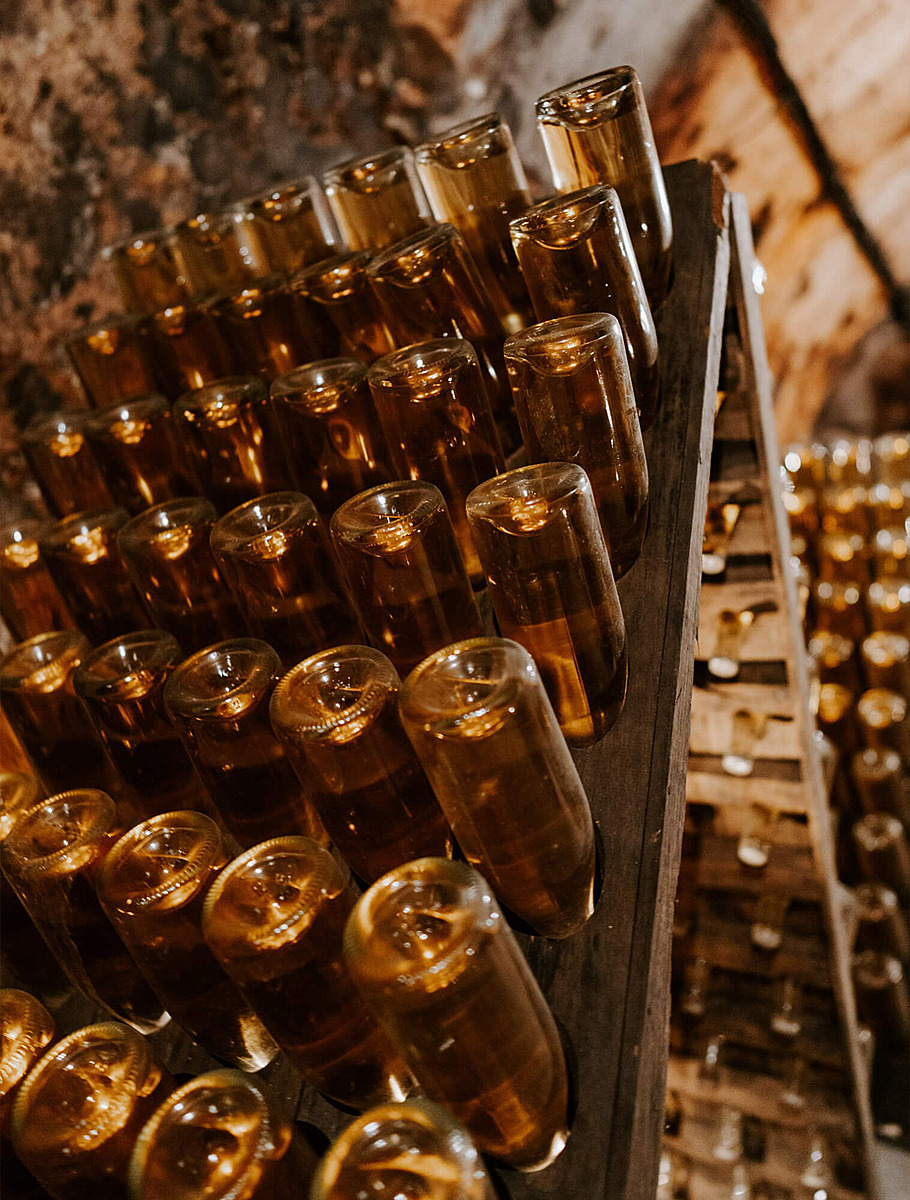 Хранение готового шампанского