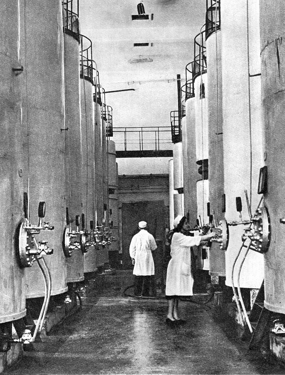 Производство шампанского в СССР