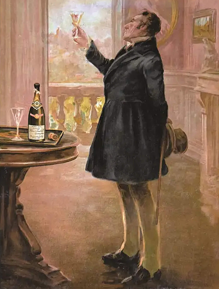 Рекламные плакаты Perrier-Jouët