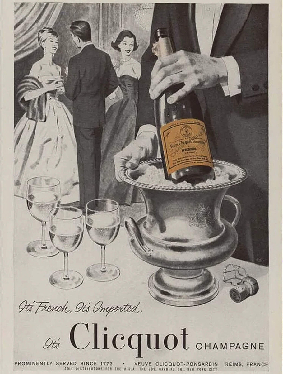 Рекламный постер Veuve Clicquot