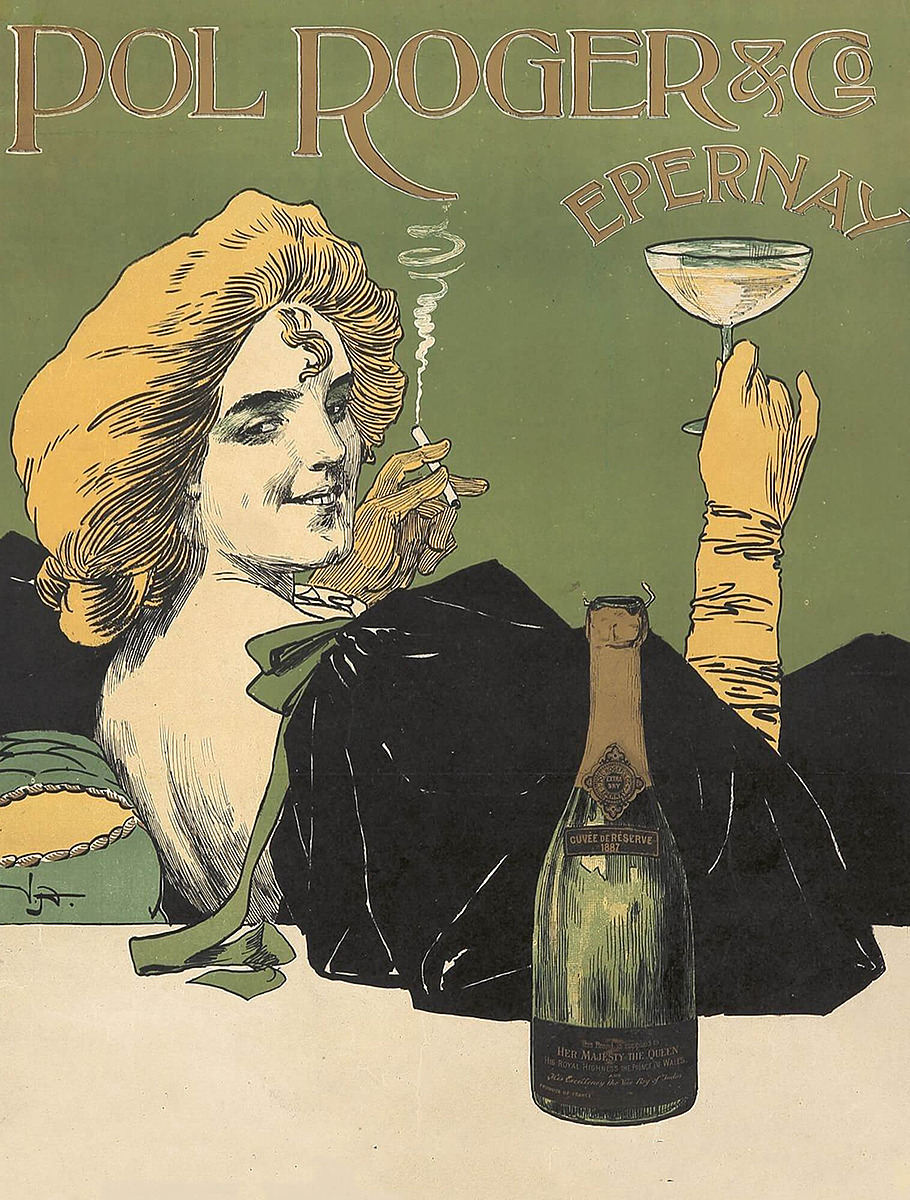 Рекламный постер Pol Roger