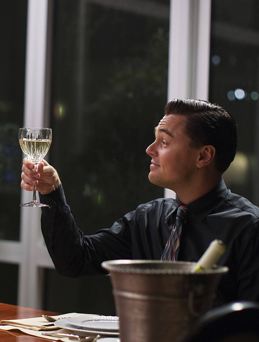 Шампанское Cristal в фильме «Волк с Уолл-стрит»