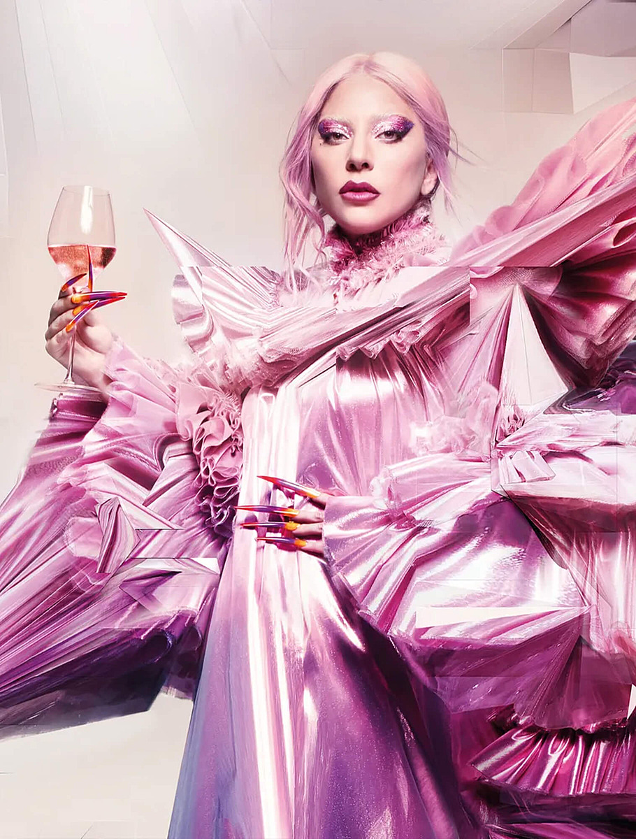 Рекламная компания шампанского Леди Гаги