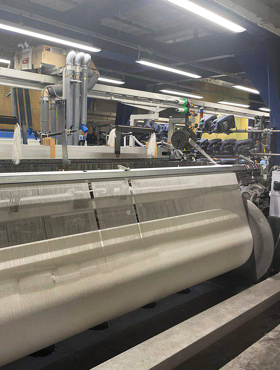 Производство ткани, фабрика Martinelli Ginetto