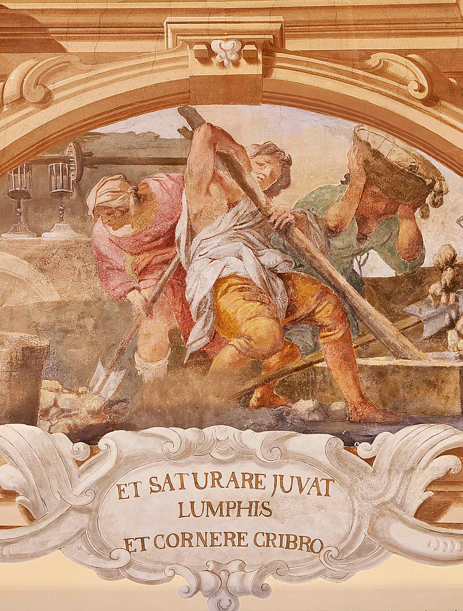 Итальянская фреска, приготовление фарфора