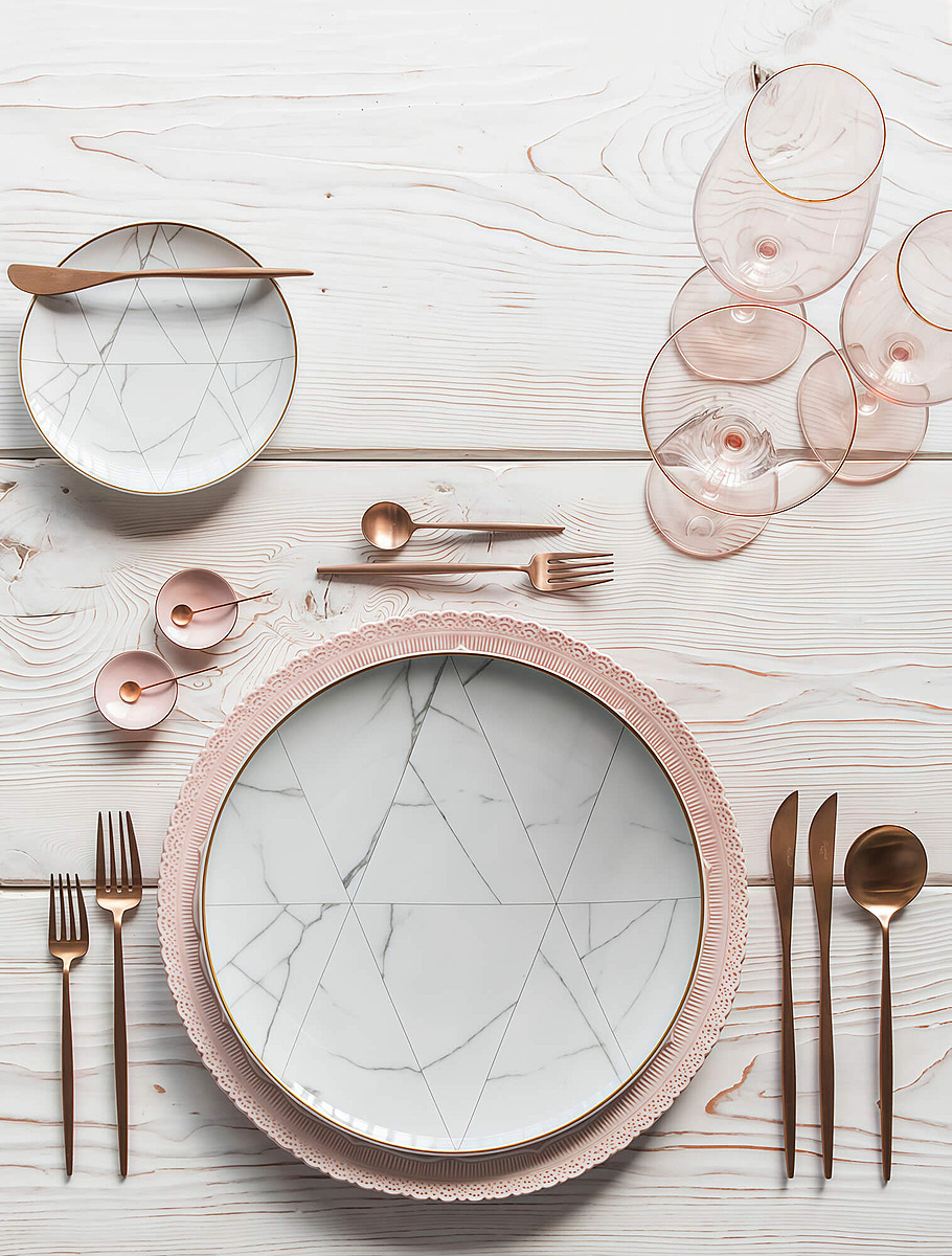 Куверт с 3-я бокалами