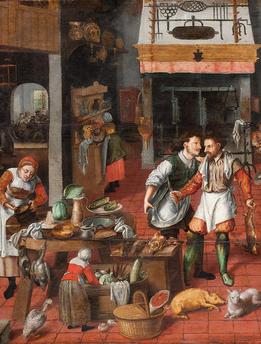 Фрагмент картины Мартина ван Клеве