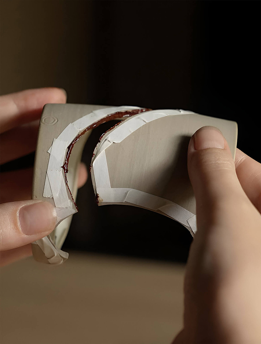 Ремонт изделия в технике кинцуги