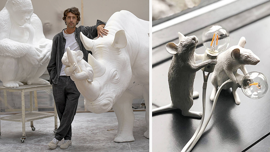 Маркантонио Раймонди Малерба, настольные лампы Mouse