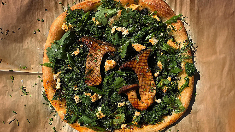 Итальянская пицца, рецепт Йотама Оттоленги 