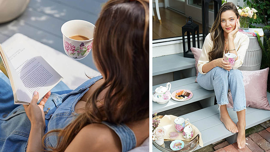 Миранда Керр и посуда с её собственным дизайном