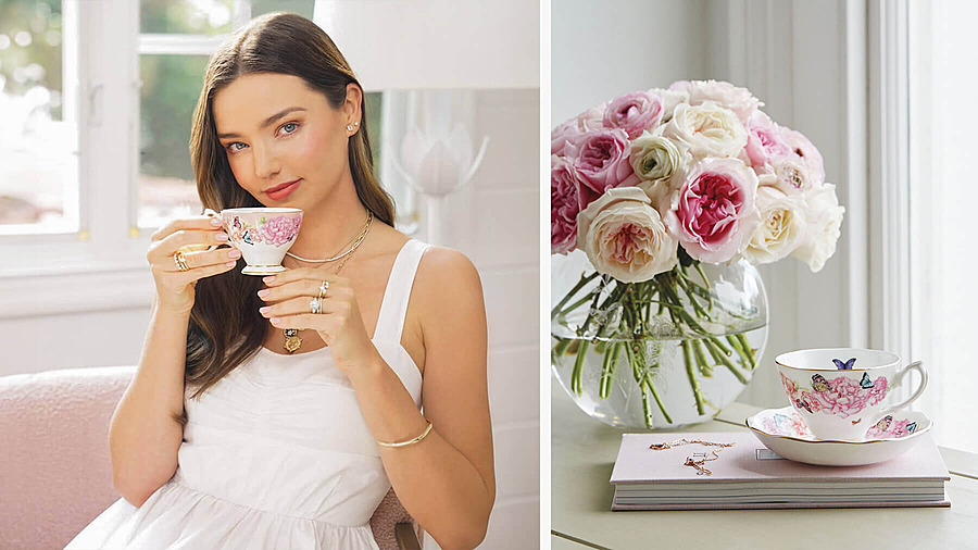 Миранда Керр и посуда с её собственным дизайном