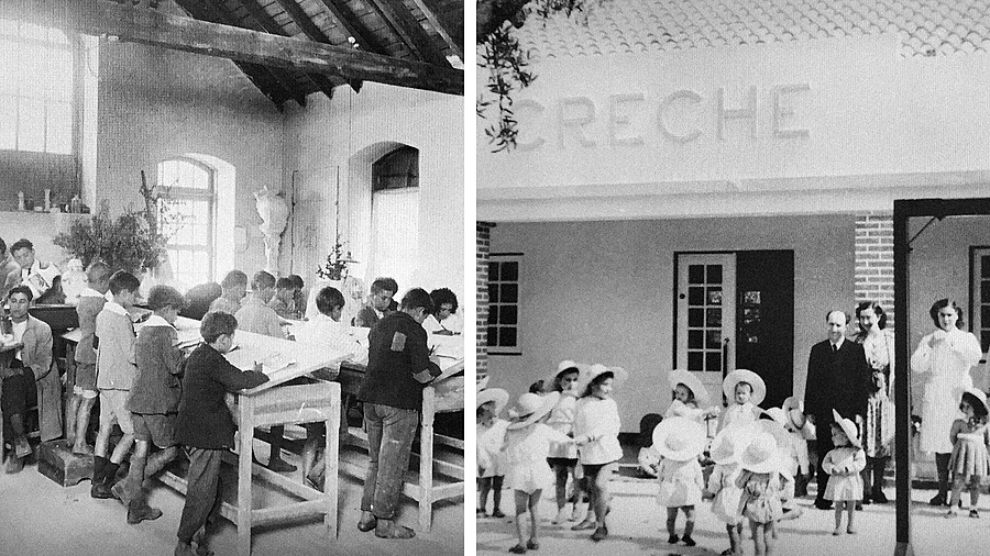 Школа и детский сад на территории фабрики Vista Alegre