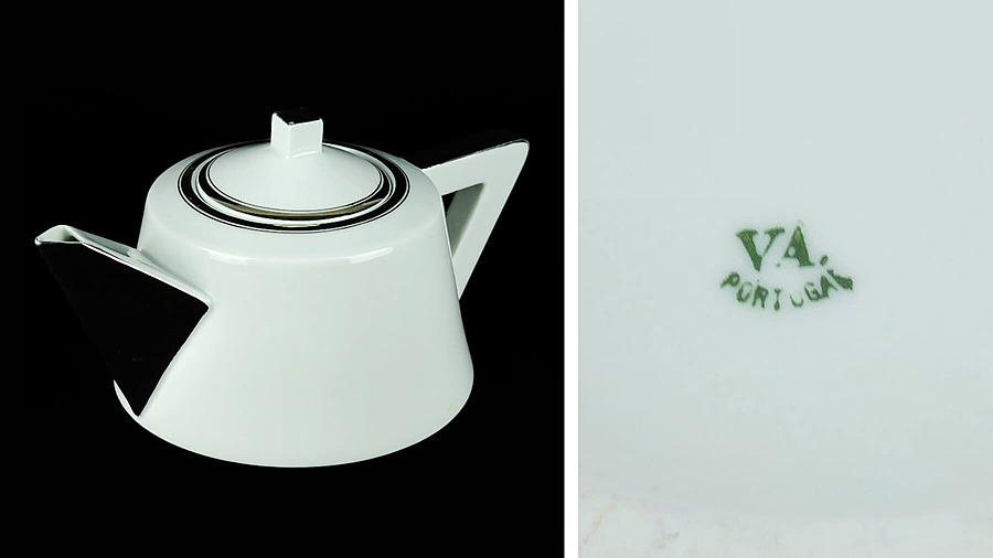 Чайник от Vista Alegre в стиле Ар-деко