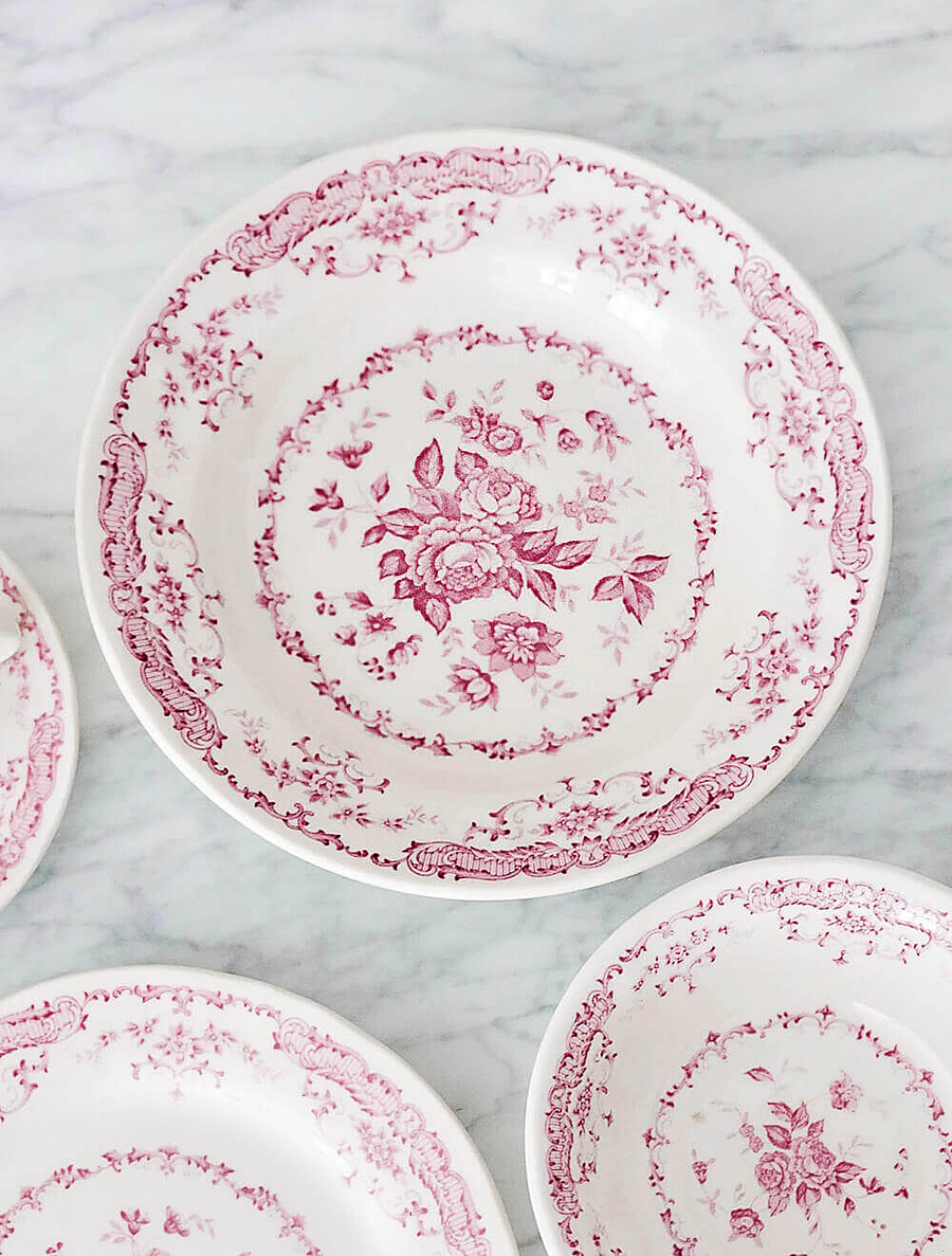 Посуда в винтажном стиле Rose Pink от Bitossi