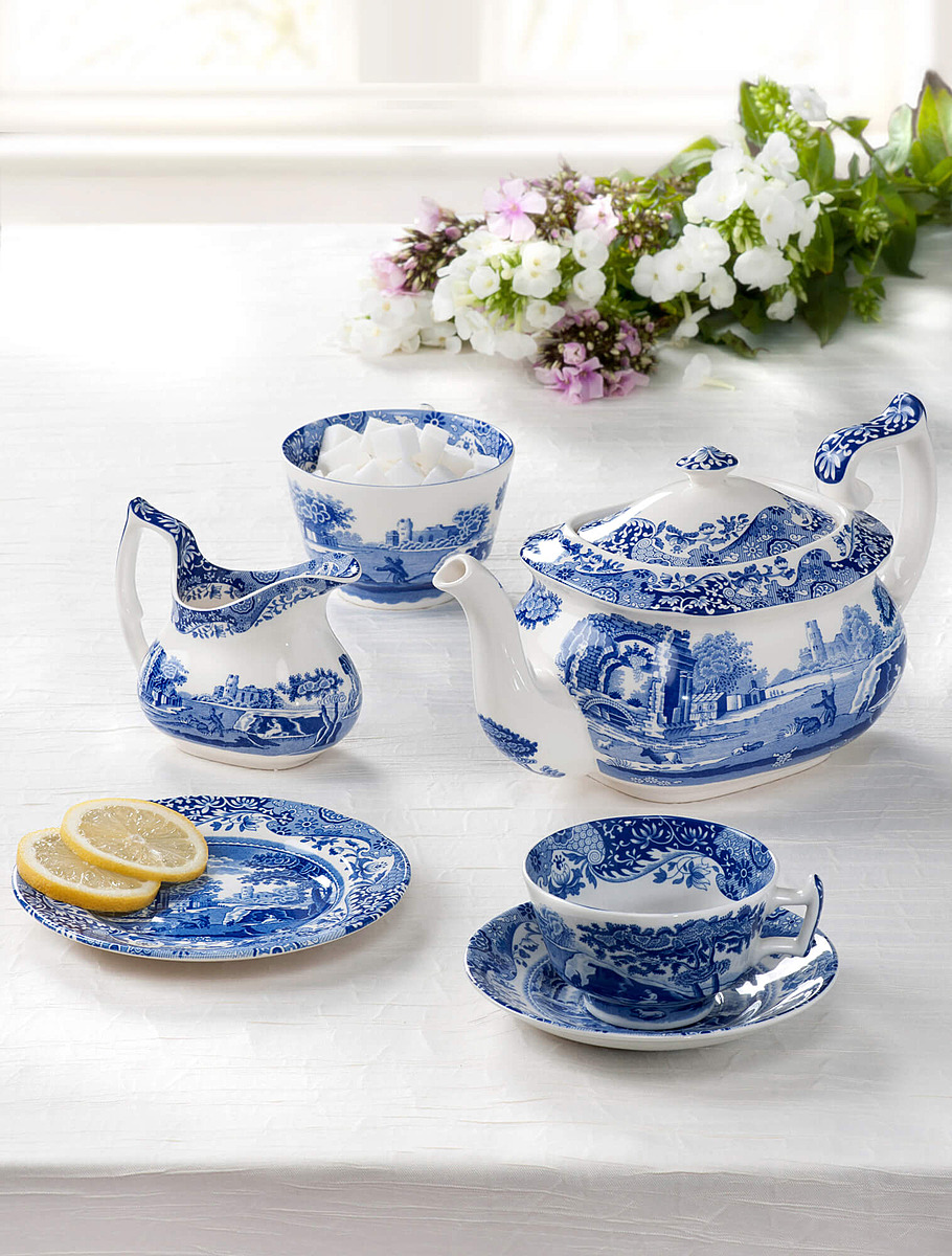 Посуда в винтажном стиле Blue Italian от Spode