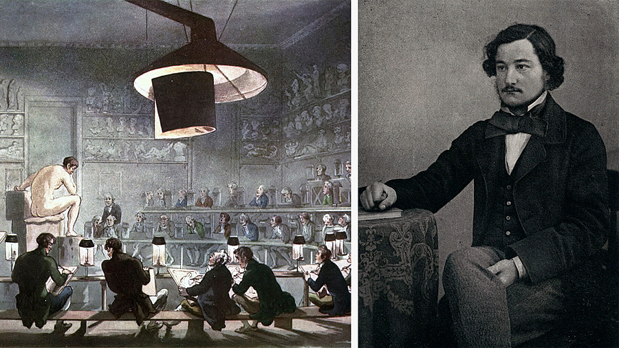 Королевская академия художеств; Уильям Моррис в 23 года