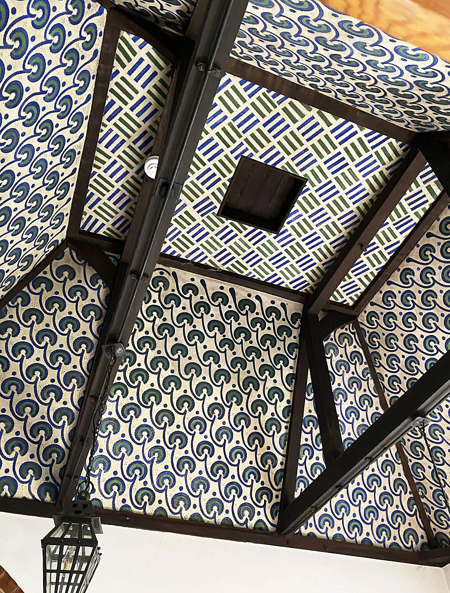 Роспись на потолке