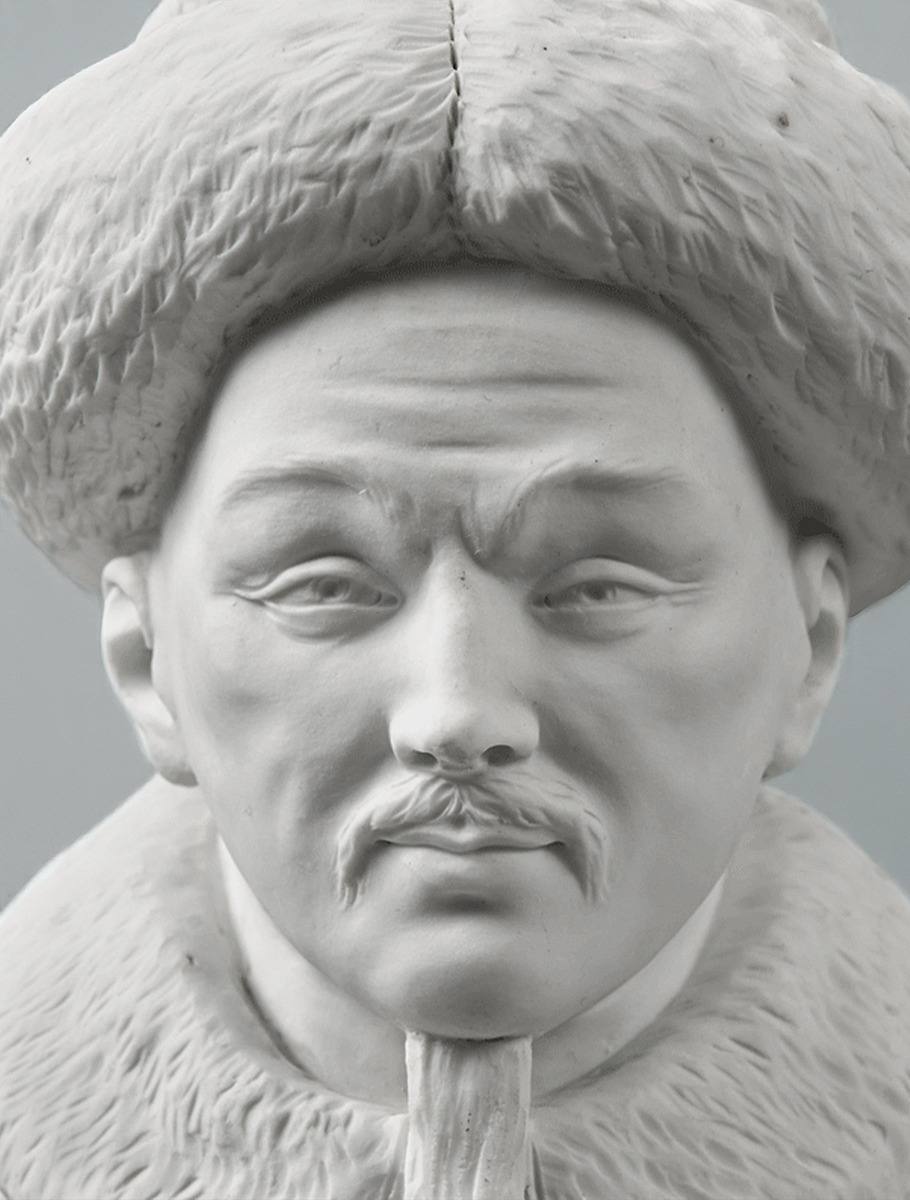 Бисквитная статуэтка Император Цяньлун