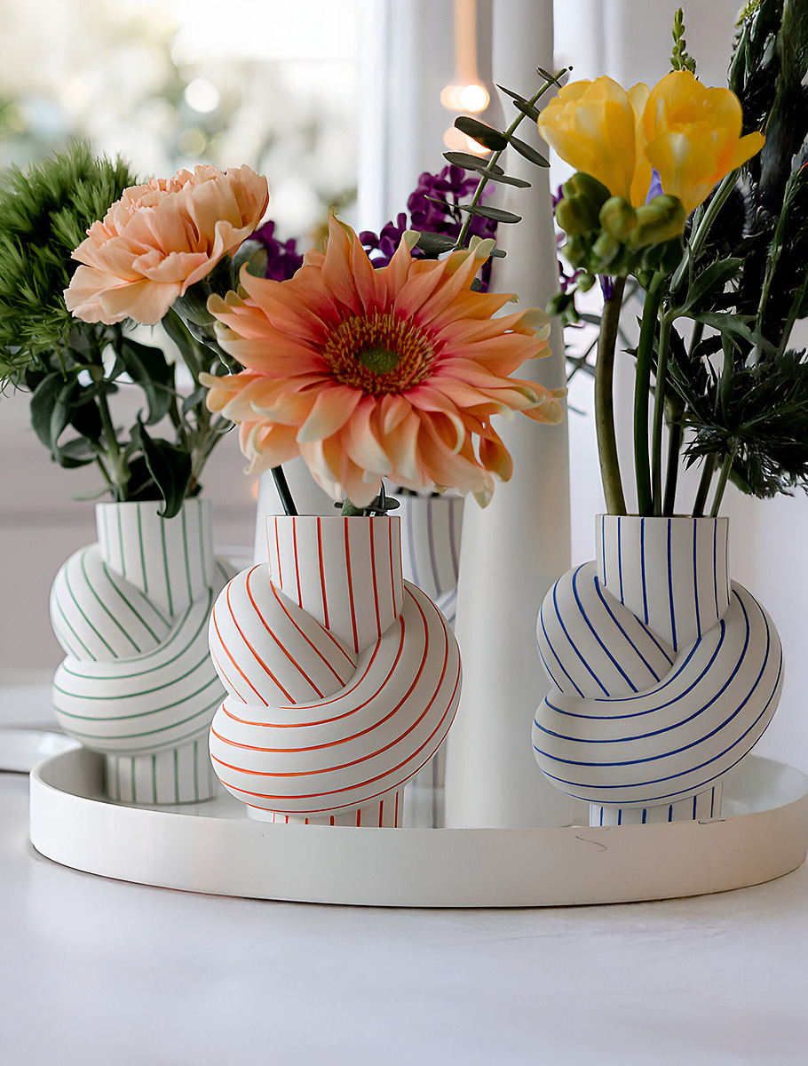 Вазы Node Stripes от Rosenthal