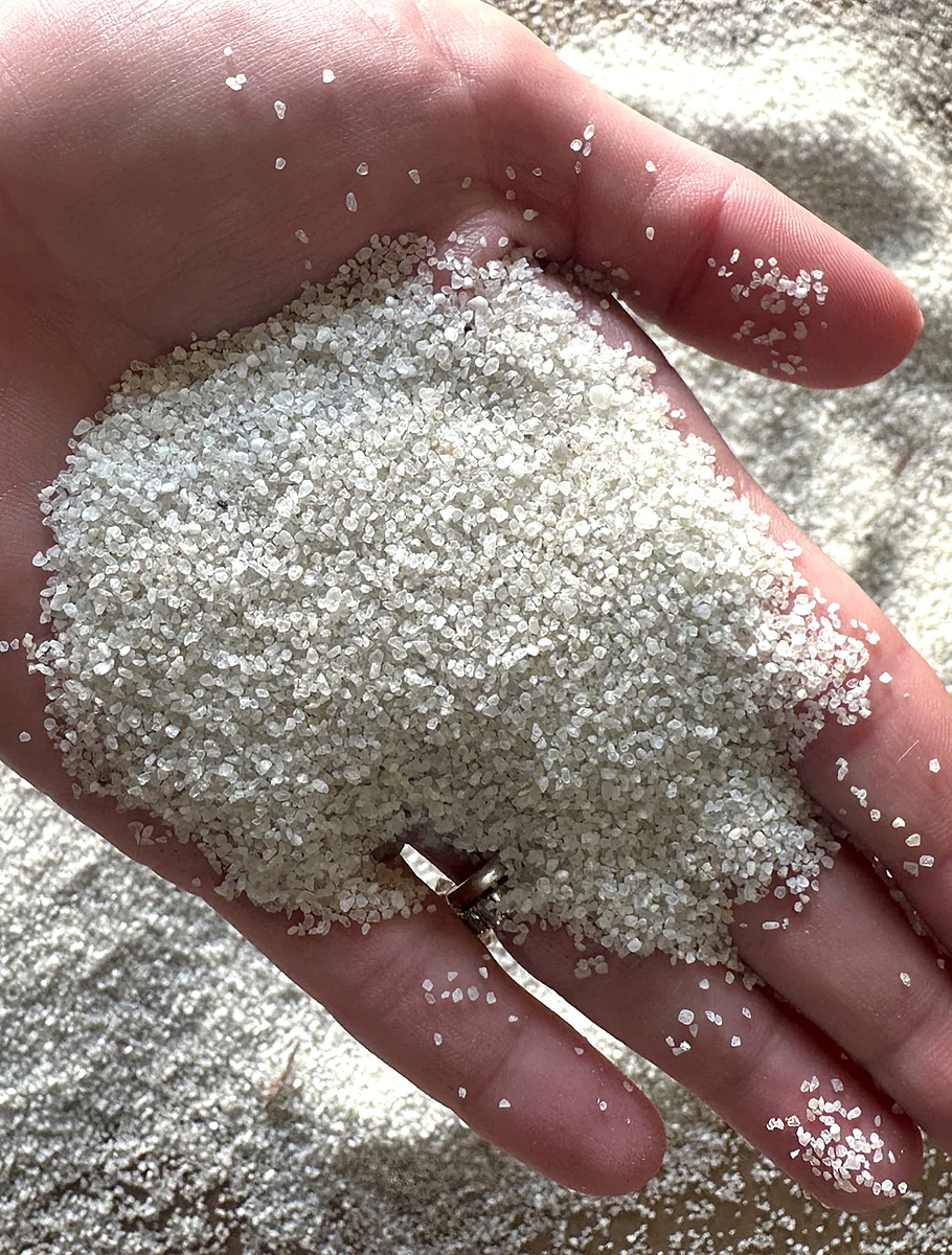 Производство стекла — кварцевый песок