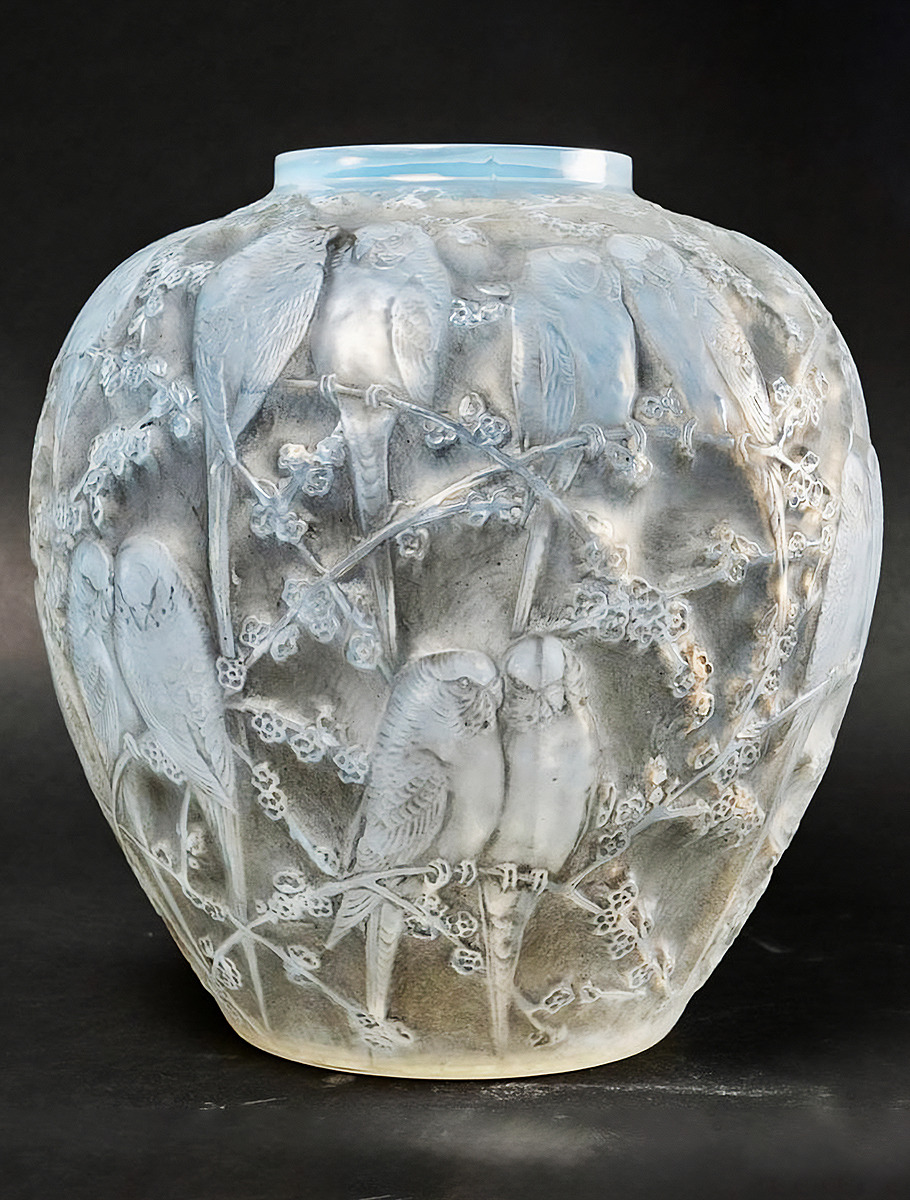 Ваза «Попугаи» от Lalique