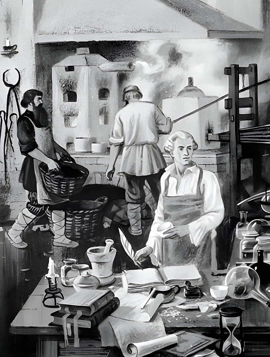 Дмитрий Виноградов за работой