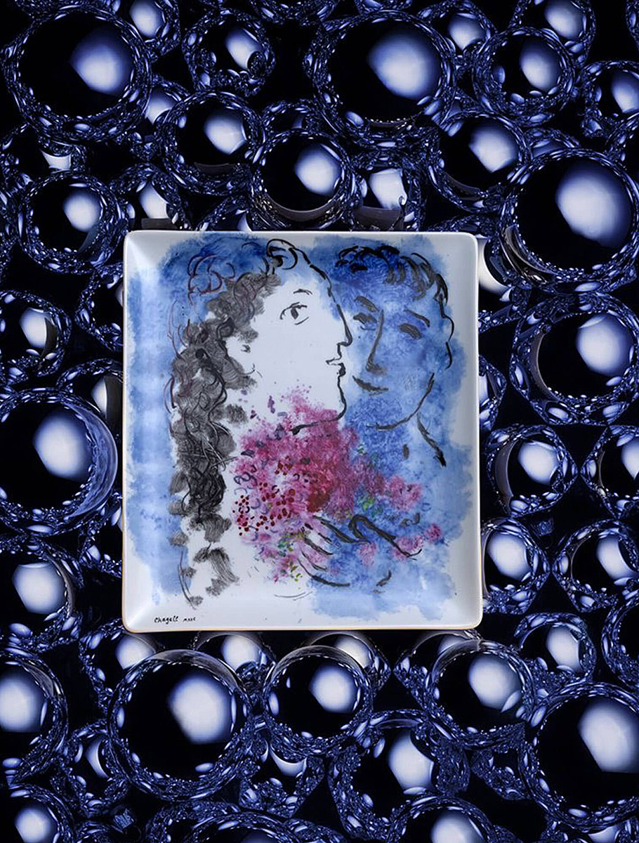 Тарелка из коллекции Les Bouquets de fleurs