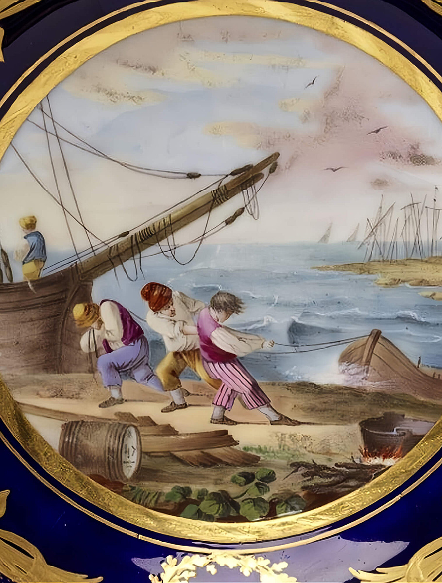 Тарелка 1768г. Севр