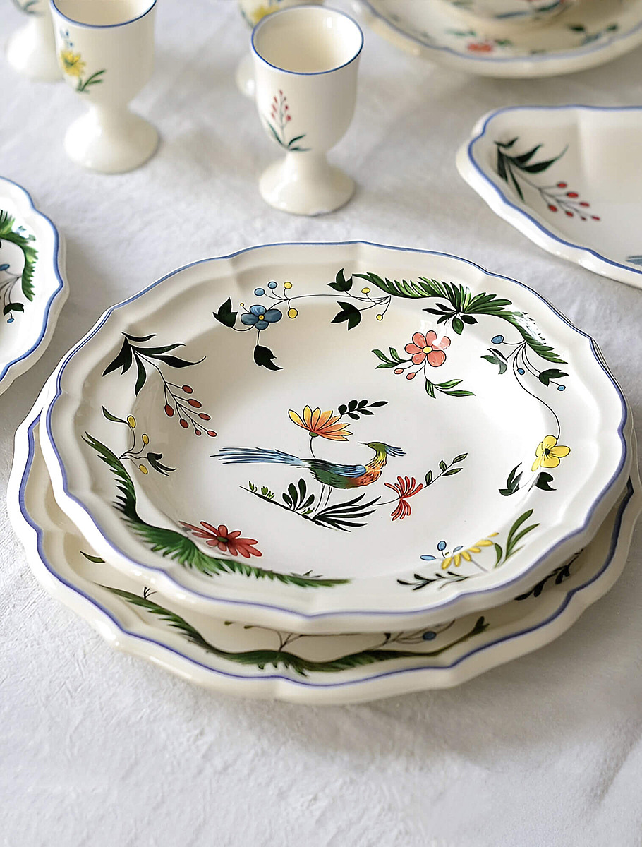 Производство фаянса — готовое изделие