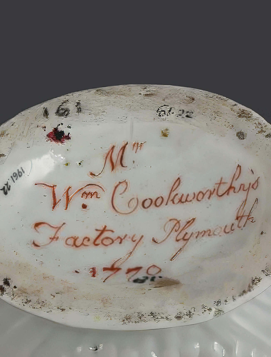 Тарелка с подписью У. Кукуорти