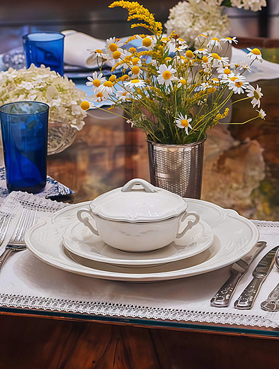 Бульонница Rocaille Blanc от Gien
