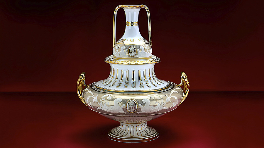 Фруктовый кулер из сервиза «Шекспир»