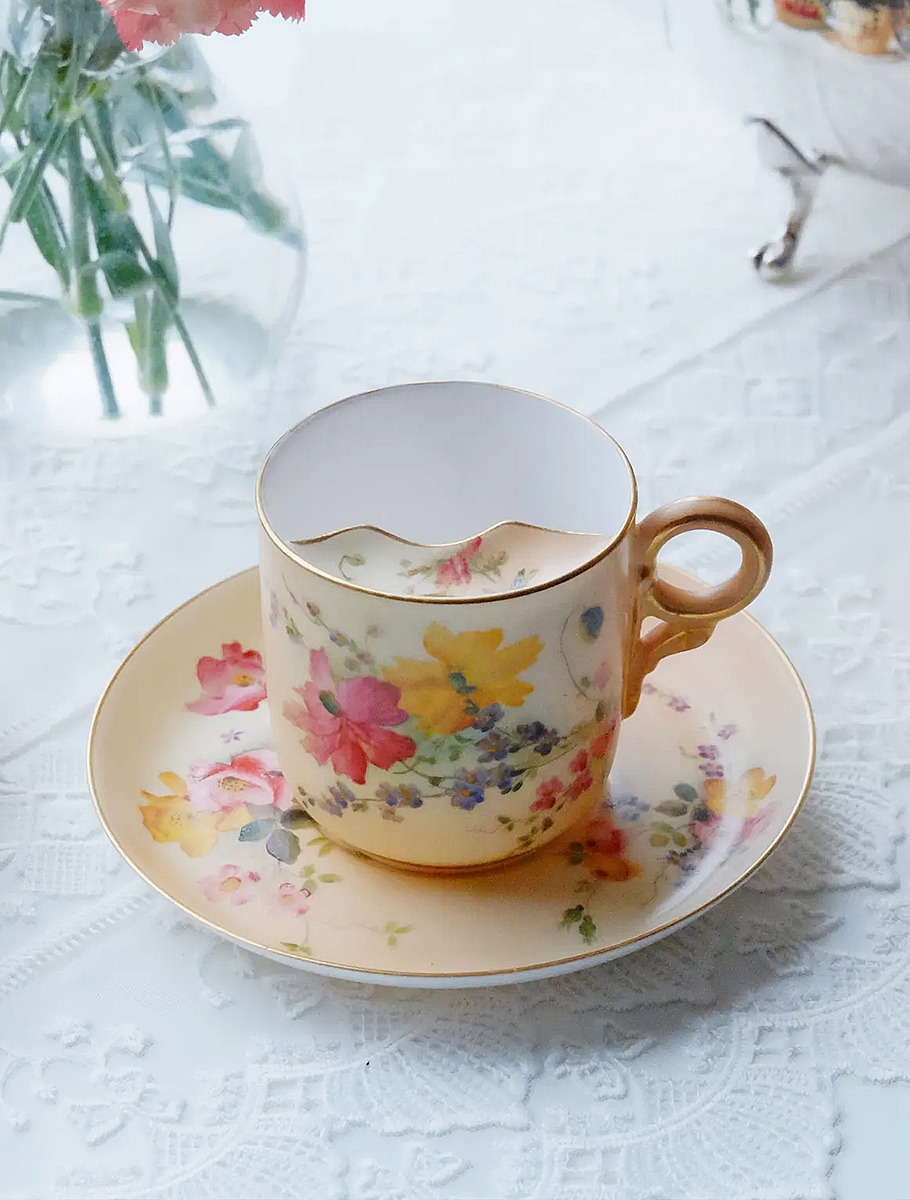 Чайная пара, blush ivory