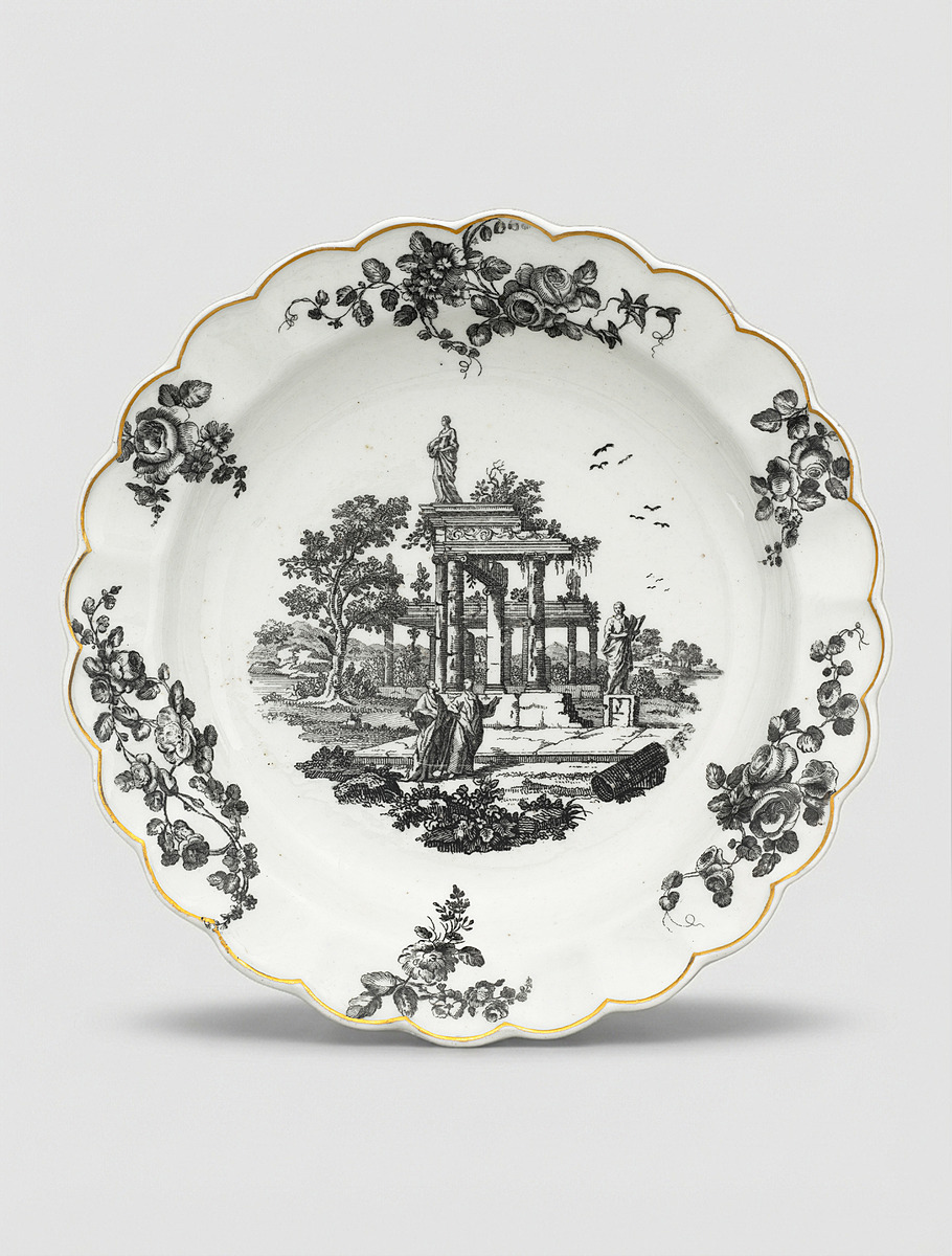 Тарелка Worcester прим. 1770 г.