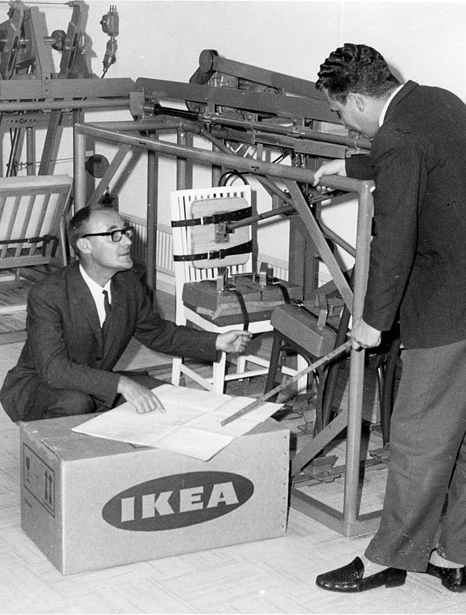 Одна из первых упаковок IKEA