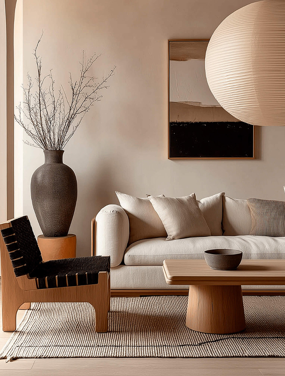 Интерьеры в стиле джапанди