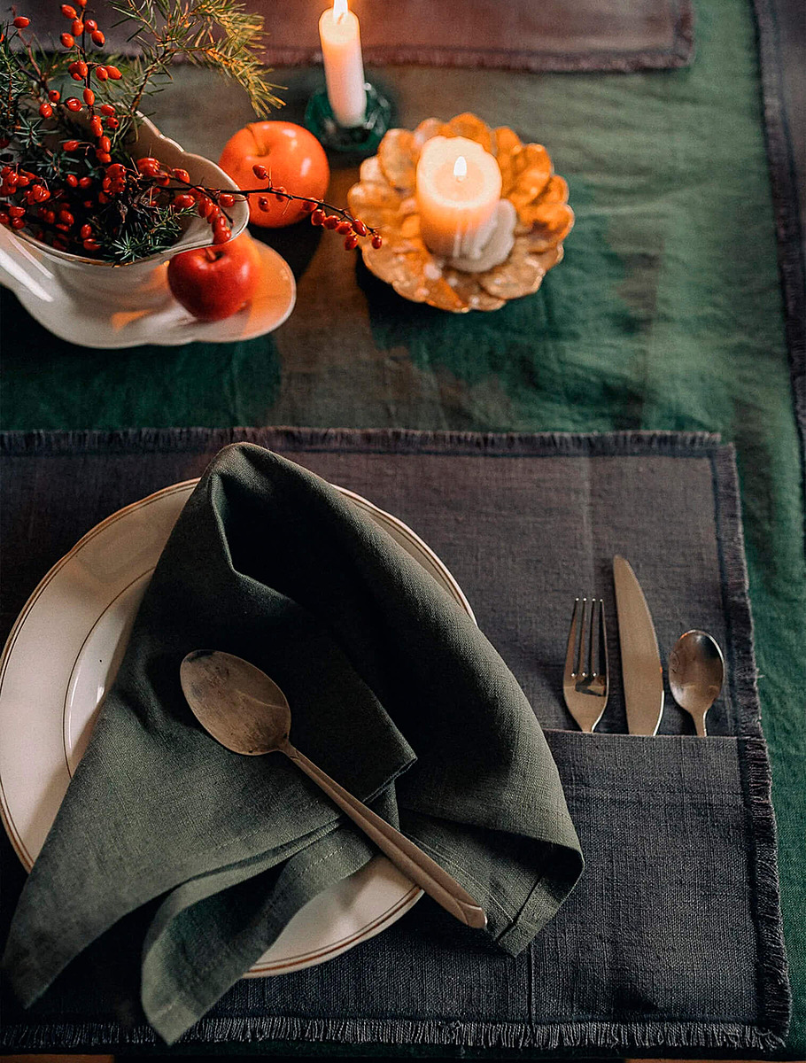 Текстиль в скандинавской сервировке