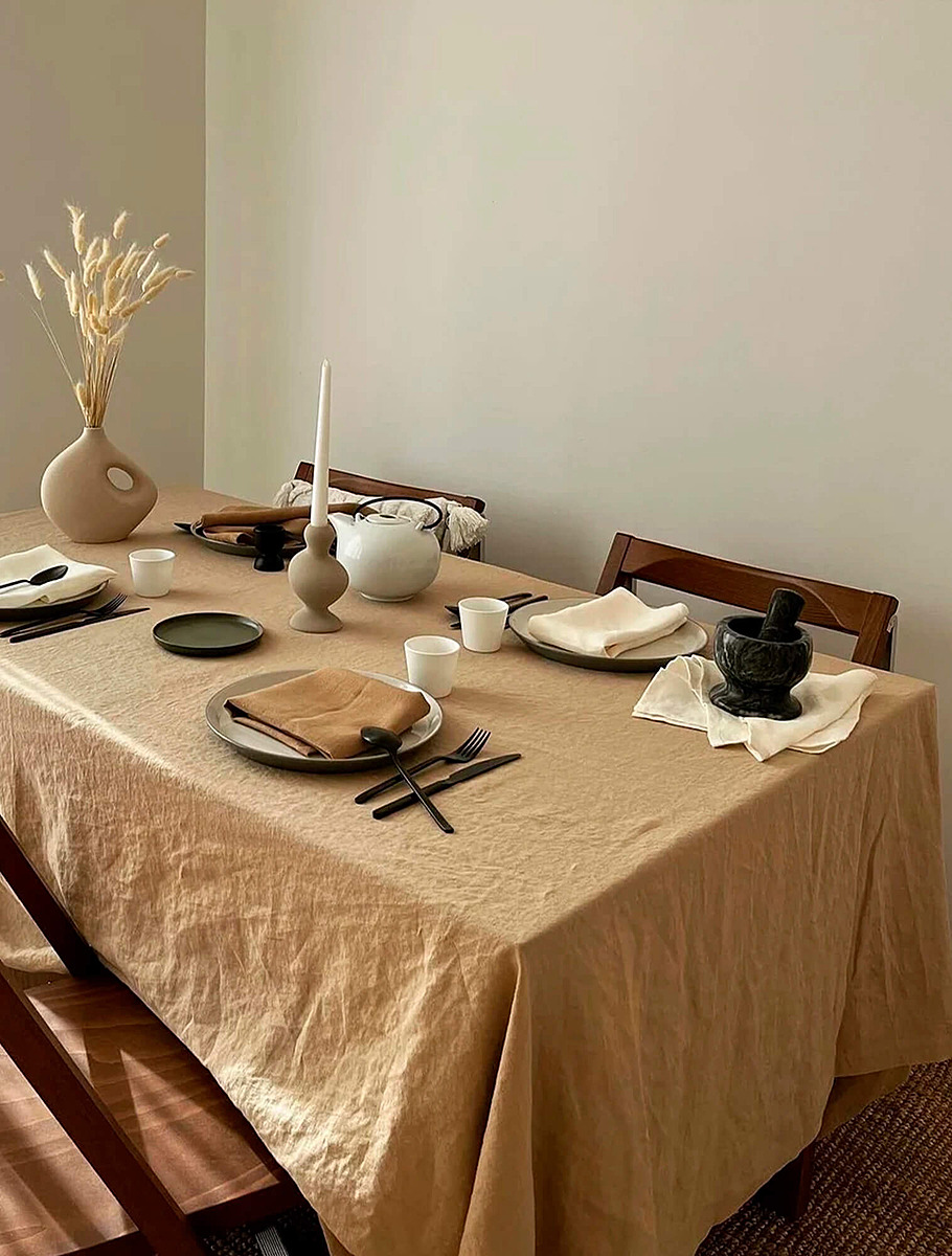 Текстиль в скандинавской сервировке