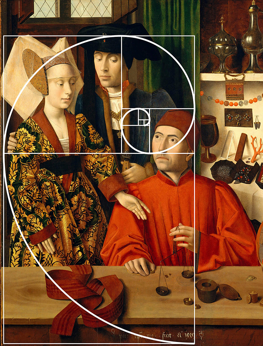 Золотое сечение на примере картины «Святой Элигий в мастерской»