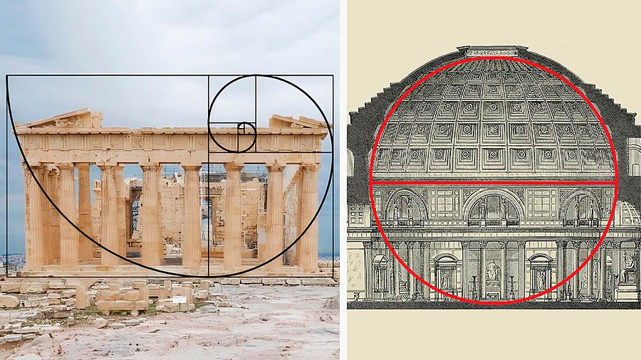 Греческий Парфенон и Римский Пантеон