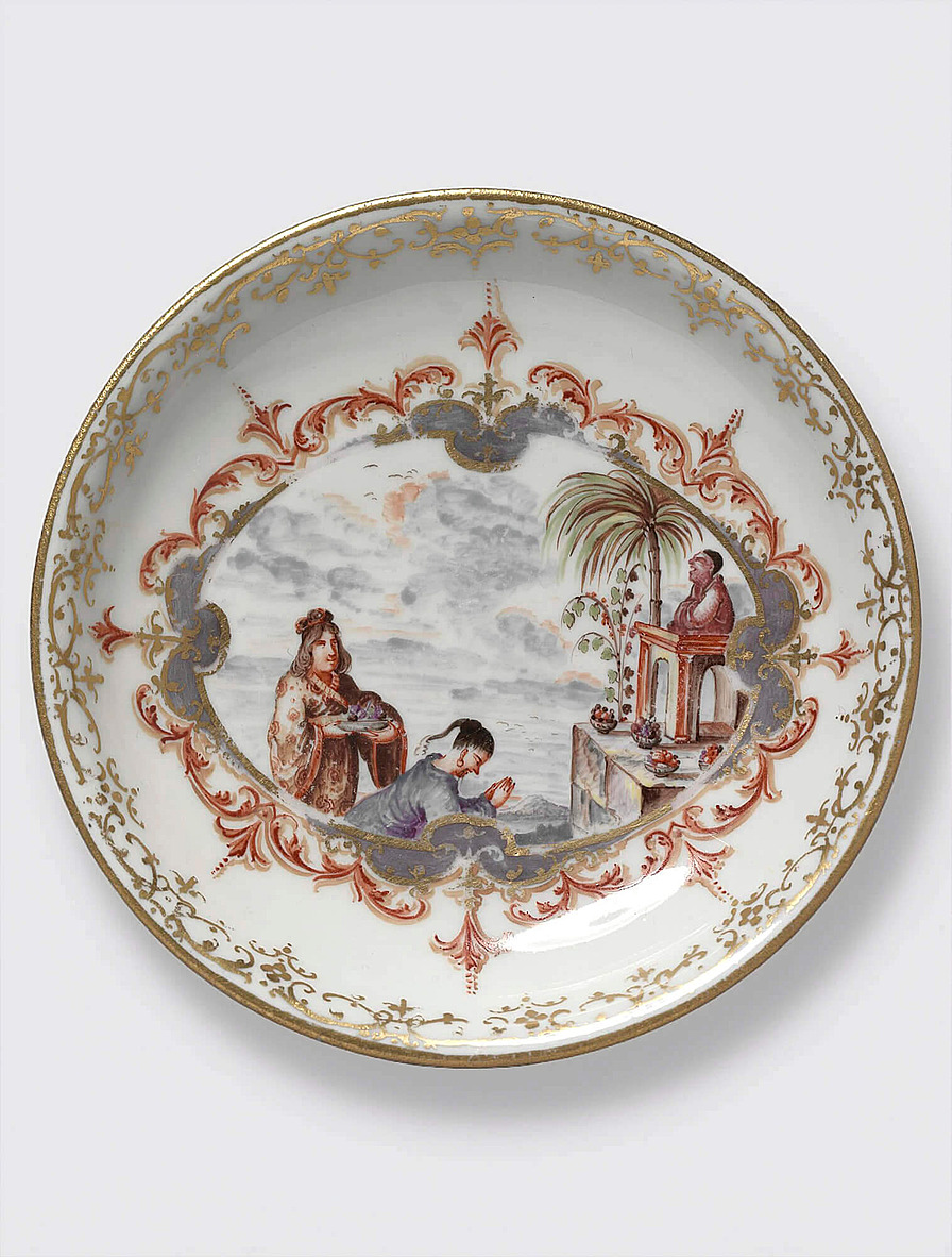 Тарелка Meissen в стиле шинузари